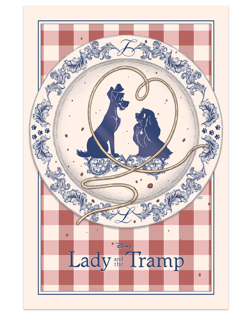 Simon Delart - "Lady and The Tramp" print - Spoke Art