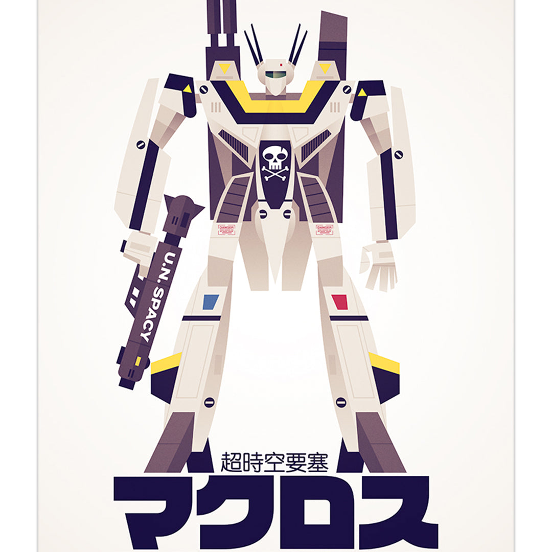 Stanley Chow - "Macross VF-1S Valkyrie" print - Spoke Art