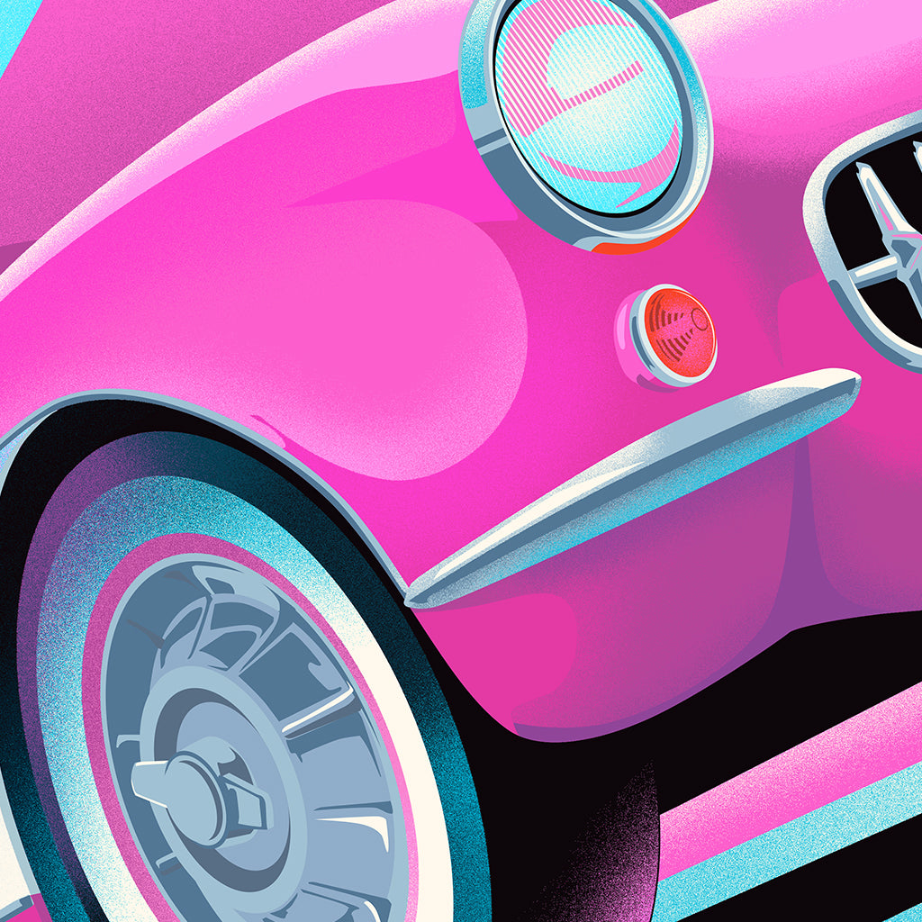 Steve Thomas - "Dreamcar" print - Spoke Art