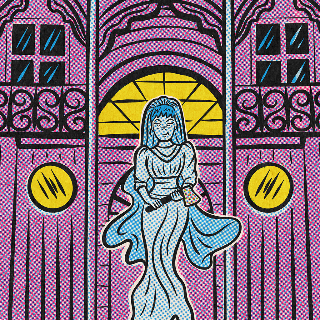 Sarah Sumeray (This Is Fun, Isn't It) - "The Haunted Mansion" print - Spoke Art