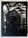 Tom Eglington (Wyrdewoods) - "Spirited Away: Haku's Papercut" print - Spoke Art