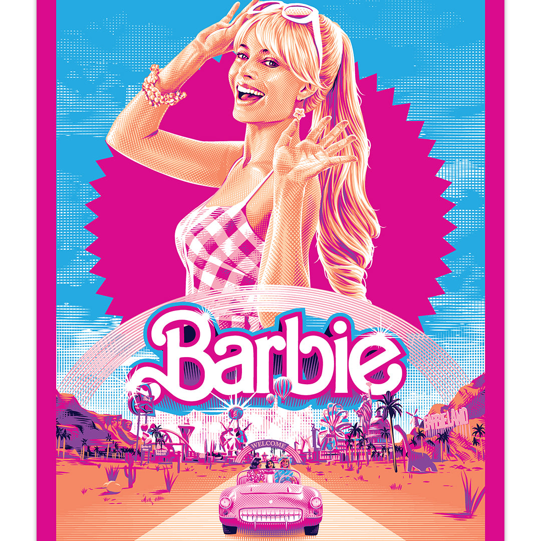 Print by Tracie Ching from Barbie movie