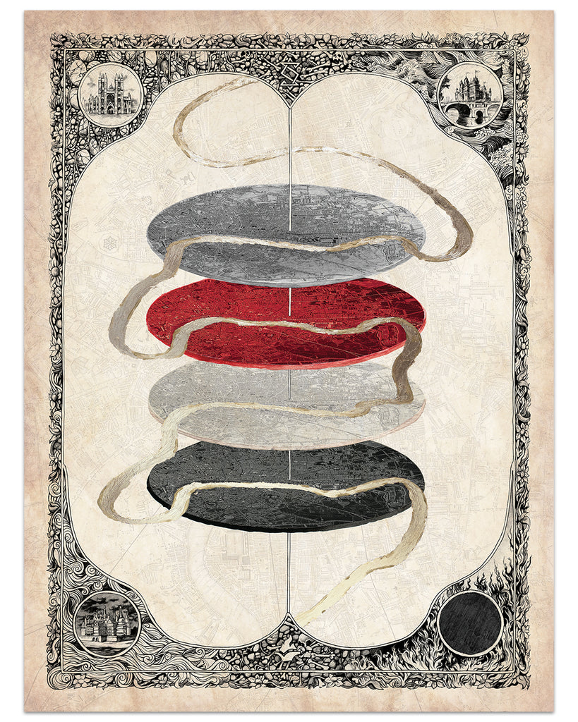 Lit Escalates x V.E. Schwab - "Shades of Magic" print - Spoke Art
