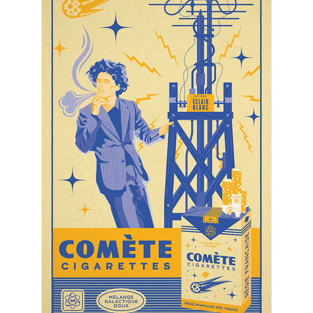 Derek Ballard - "Invincible Comet" print