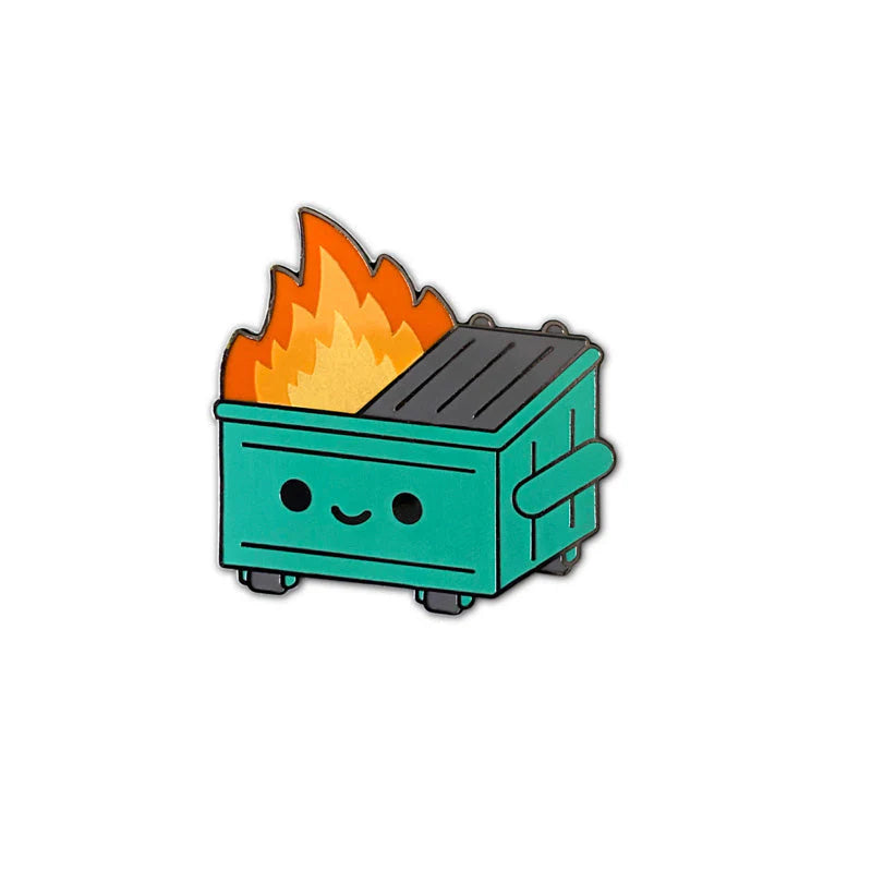 100% Soft - "Lil Dumpster Fire" Enamel Pin