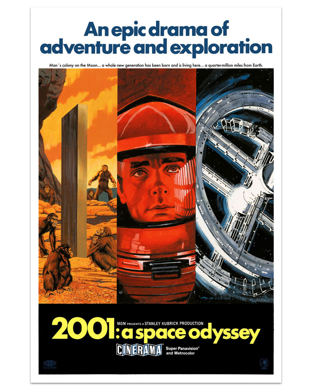 Paul Mann - "2001: A Space Odyssey" print