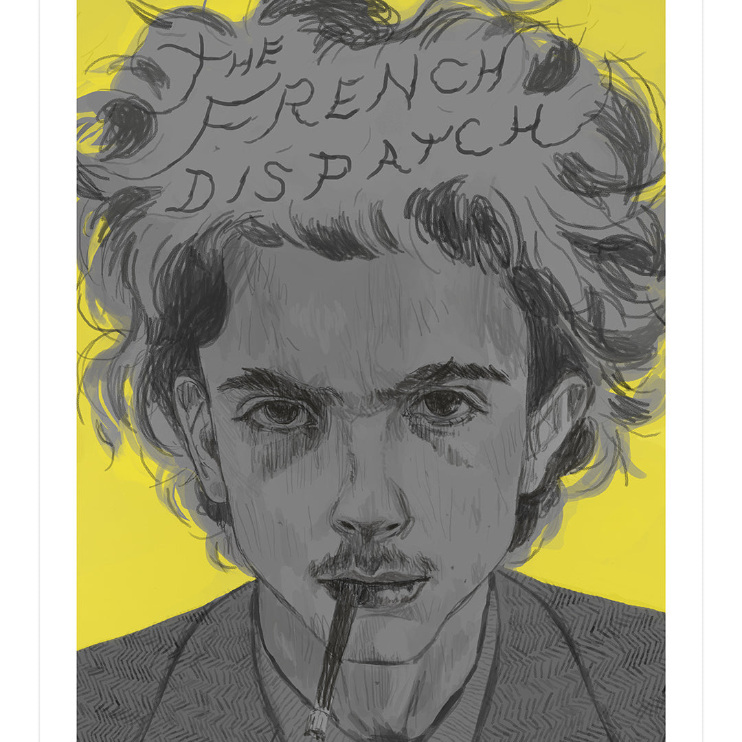 Ivonna Buenrostro - "Zeffirelli as portrayed by Timothée Chalamet in The French Dispatch" print