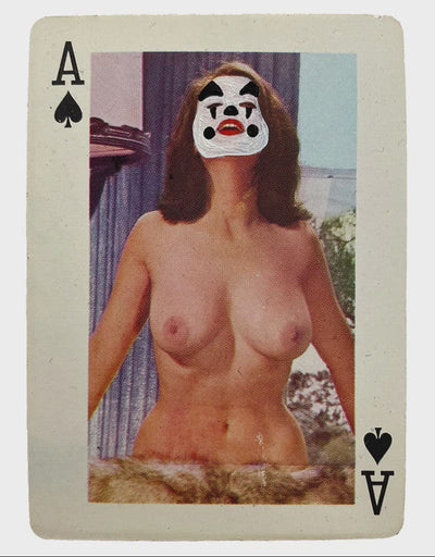 Lyndsie Fox Juggalettes hand-painted vintage nude playing cards