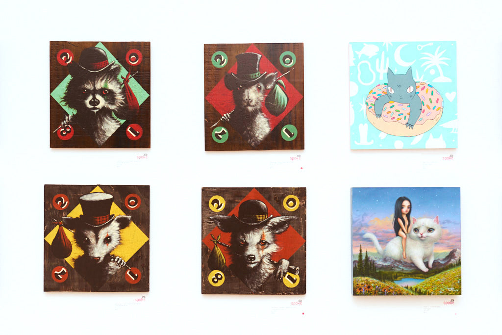Mike Shine - "Earl the Hobo Carny Coon" - Spoke Art