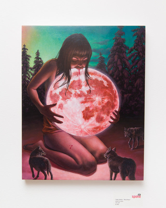 Casey Weldon - "Blood Moon" - Spoke Art
