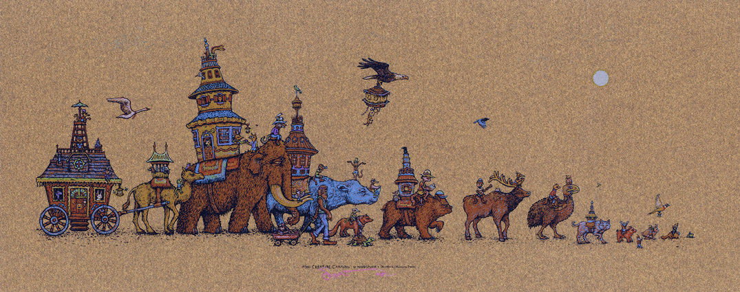 Marq Spusta - "Mini Creature Caravan" - Spoke Art