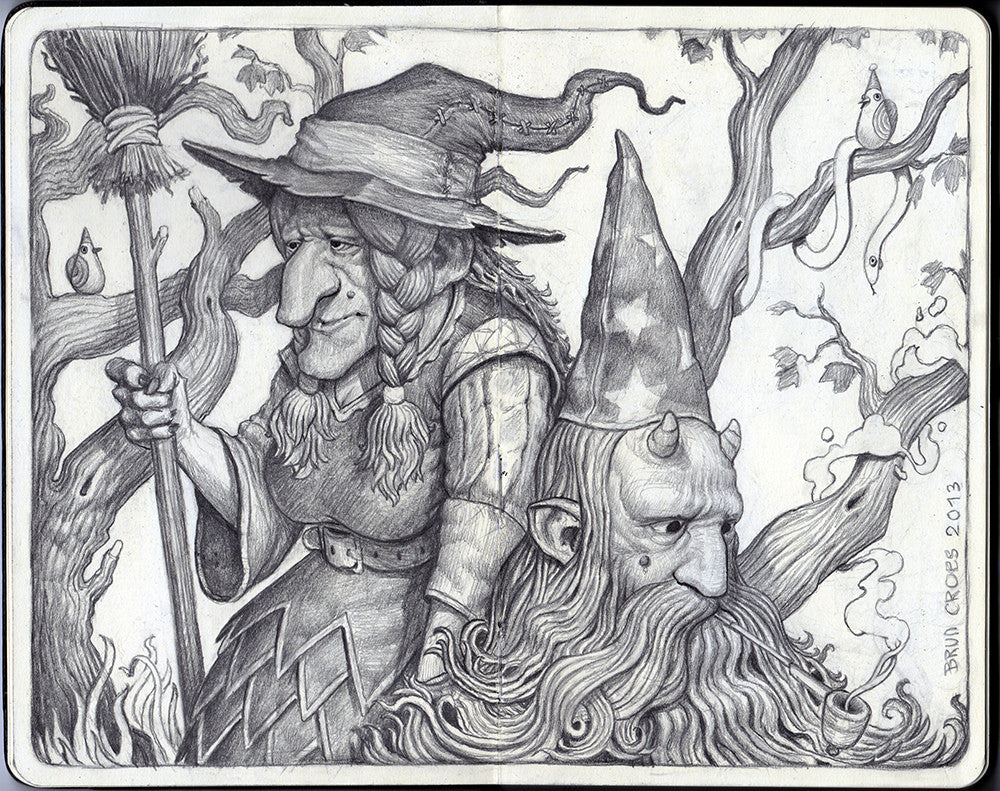 Brun Croes - "The Witch And The Wizard" - Spoke Art
