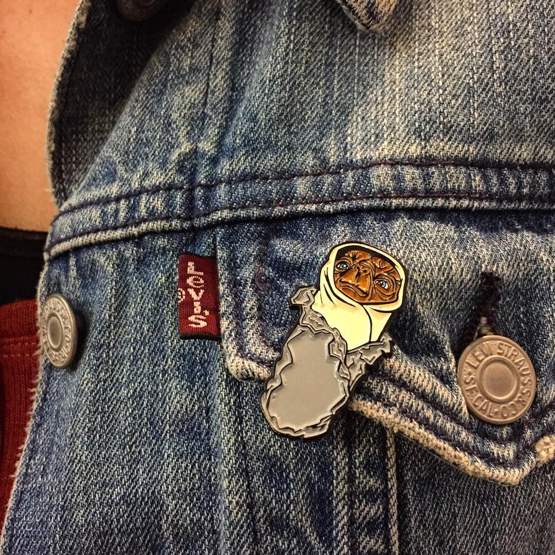 ET Burrito Enamel Pin - Spoke Art