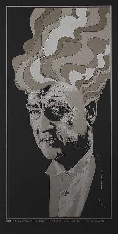 Chuck Sperry - "In Dreams, David Lynch" (satin black variant) - Spoke Art