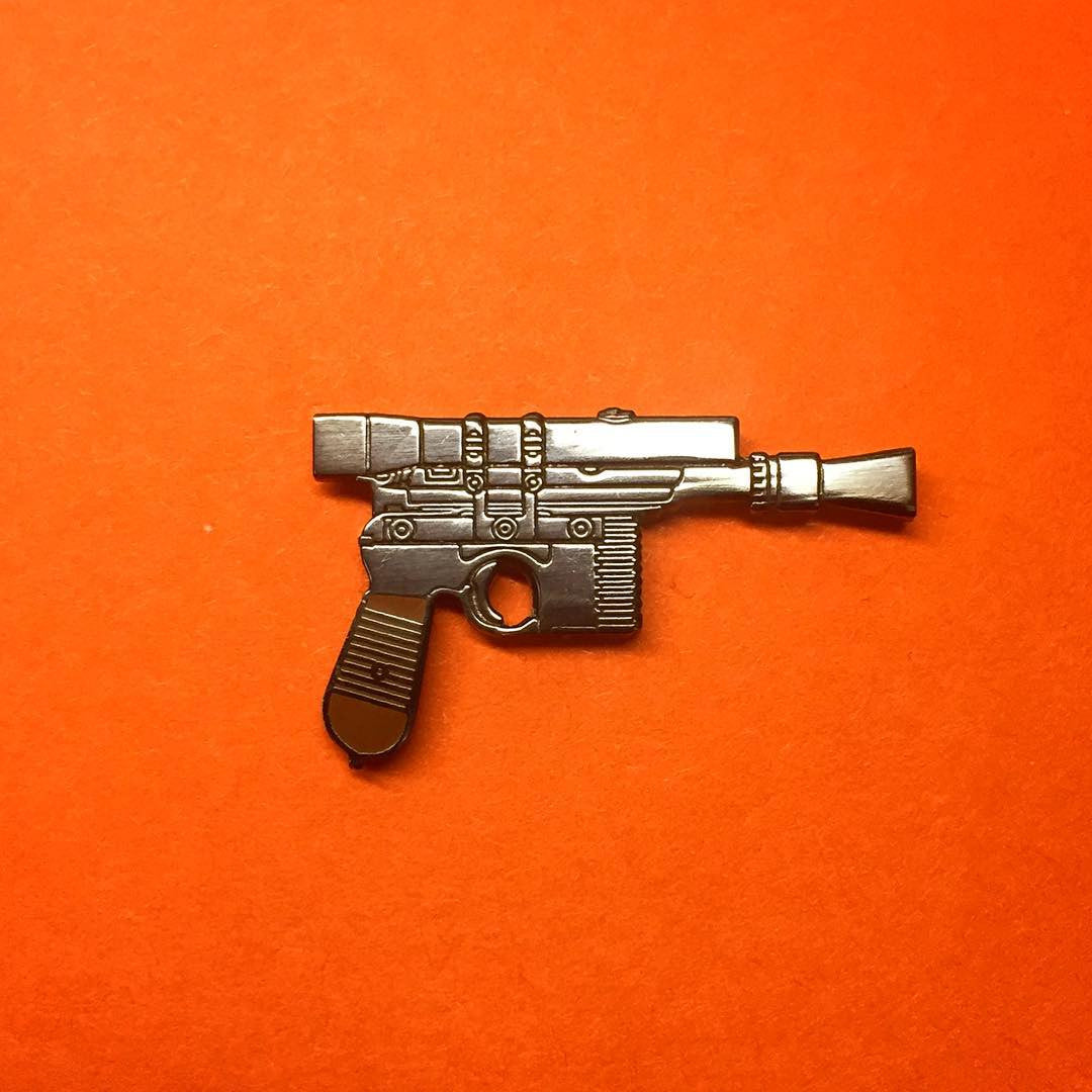 Rebel Blaster Enamel Pin - Spoke Art