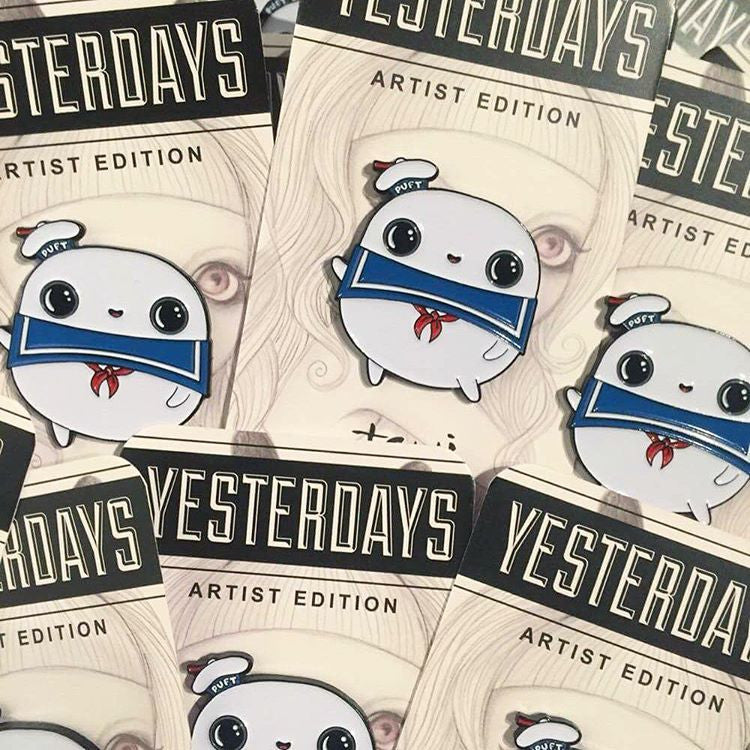 Stay Puft Enamel Pin by Tomi Monstre - Spoke Art