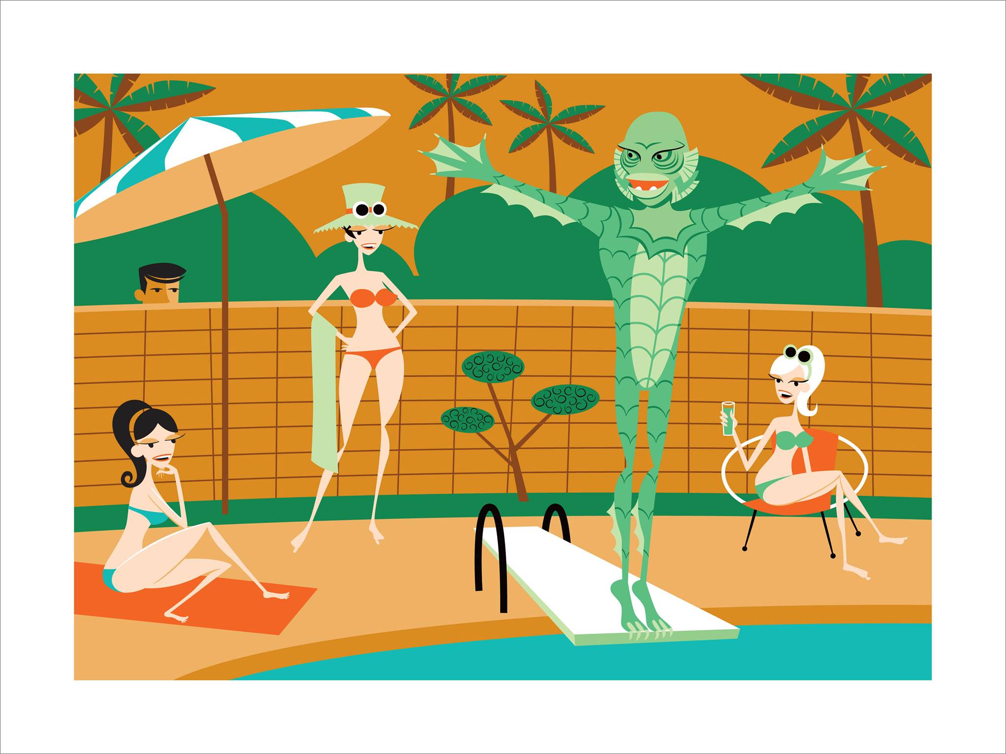 Shag - "The Creature from the Lost Lagoon" - Spoke Art