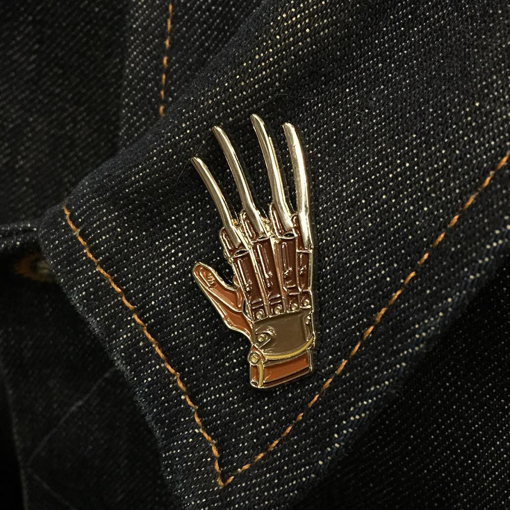 Freddy Glove Enamel Pin - Spoke Art