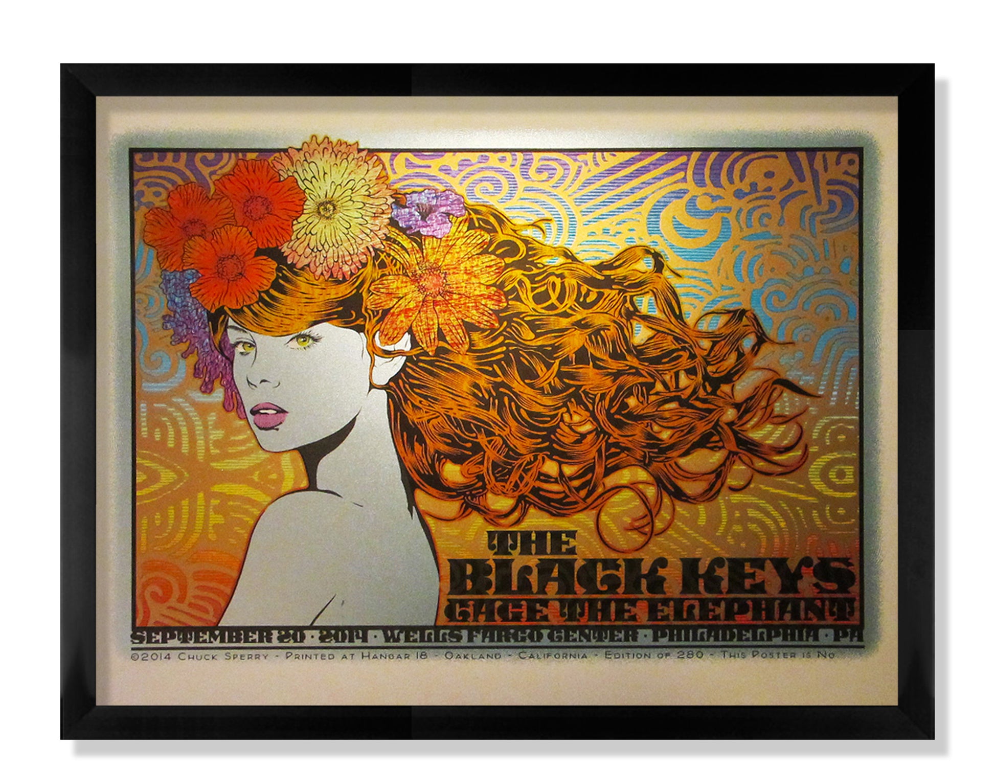 Chuck Sperry - "The Black Keys, Philadelphia, 2014" - Spoke Art