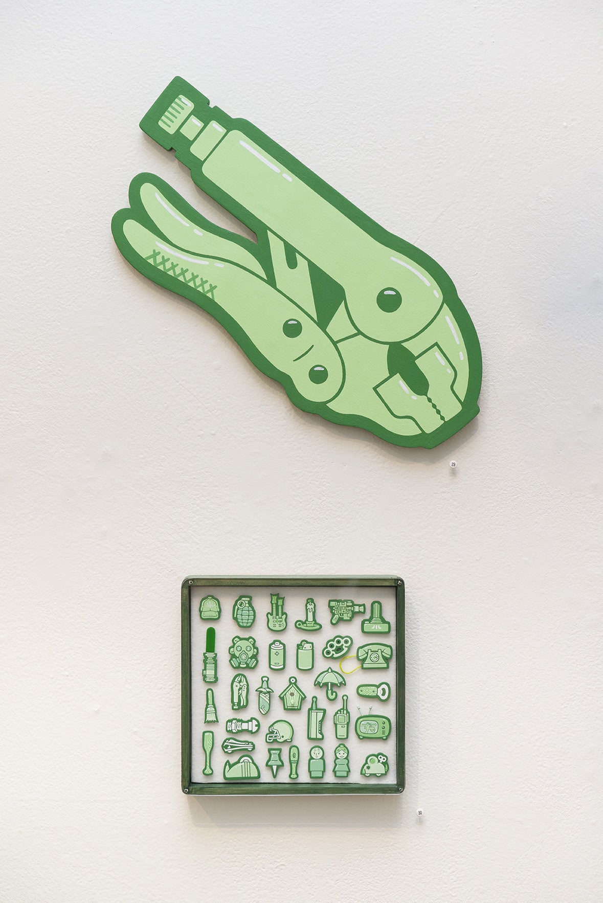 “Tiny Objects” (Green) - Spoke Art