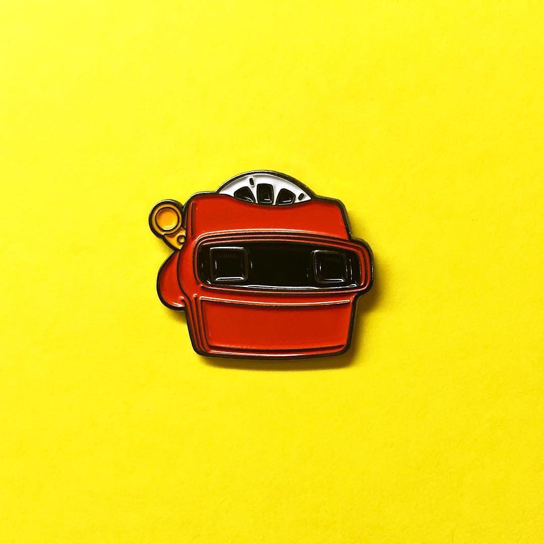 View-Master Enamel Pin - Spoke Art
