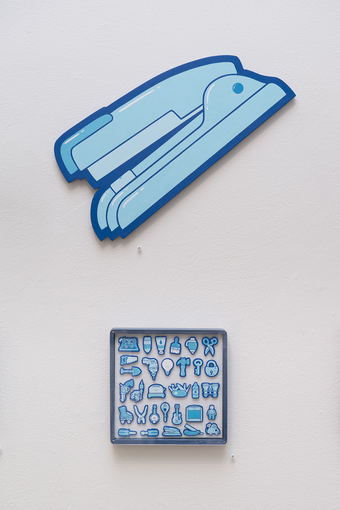 “Tiny Objects” (Blue) - Spoke Art