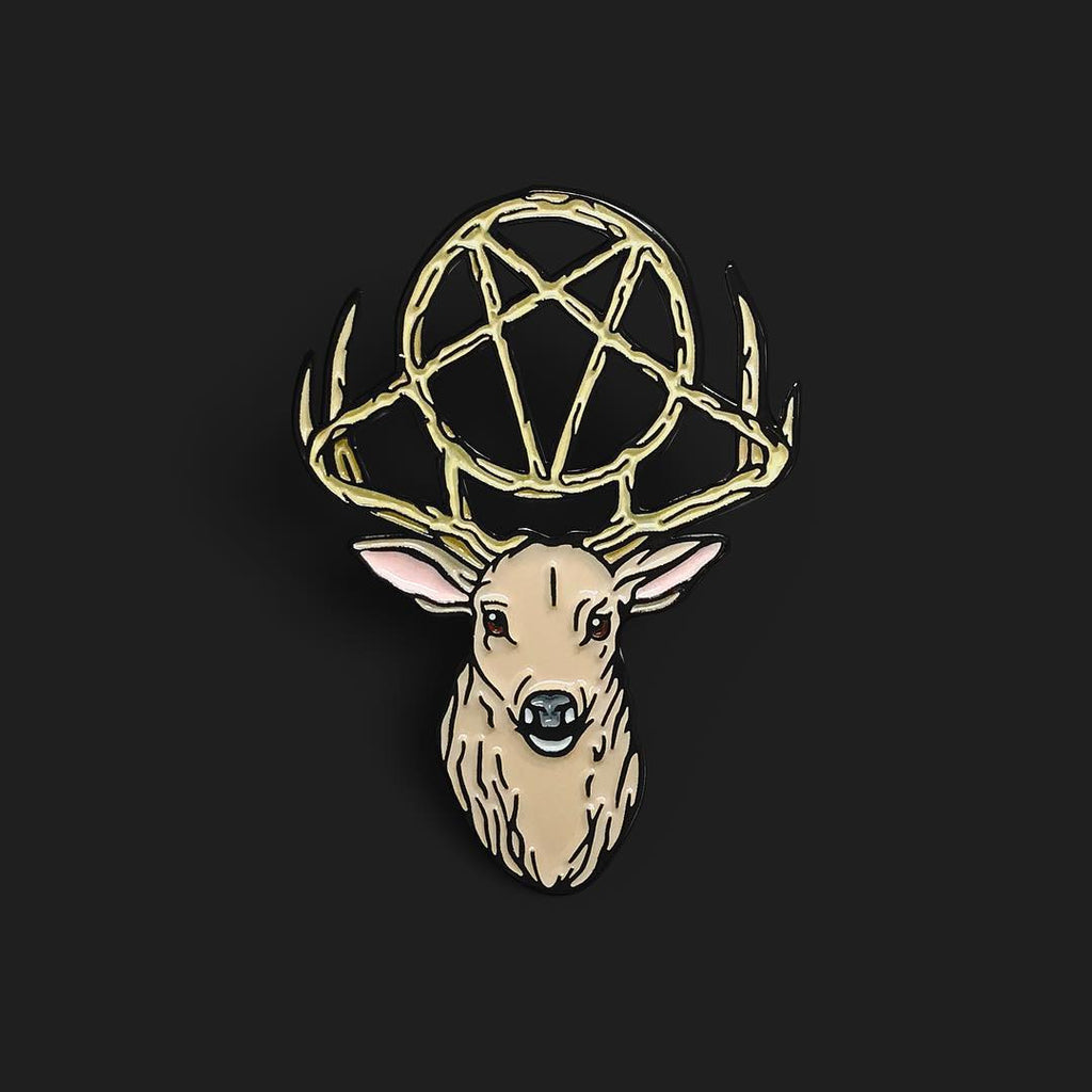 Slayer Deer & Danzig Ram Pin Set - Spoke Art