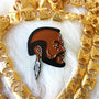 T Enamel Pin - Spoke Art