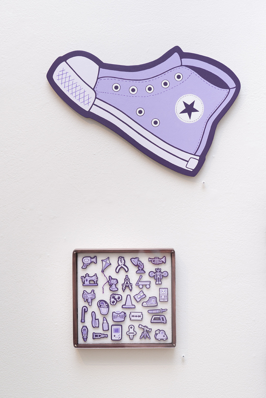 “Tiny Objects” (Violet) - Spoke Art