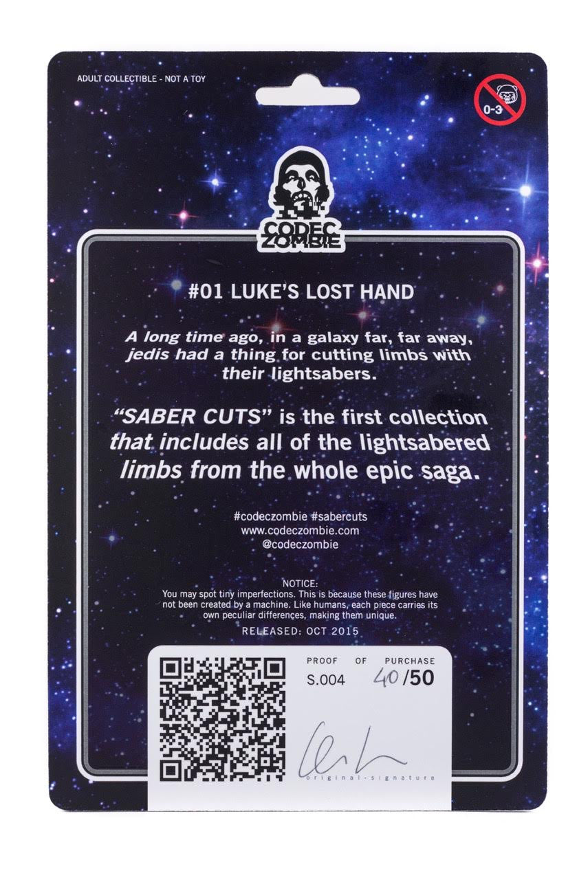 CodecZombie - "Saber Cuts 01: Luke's Hand" - Spoke Art