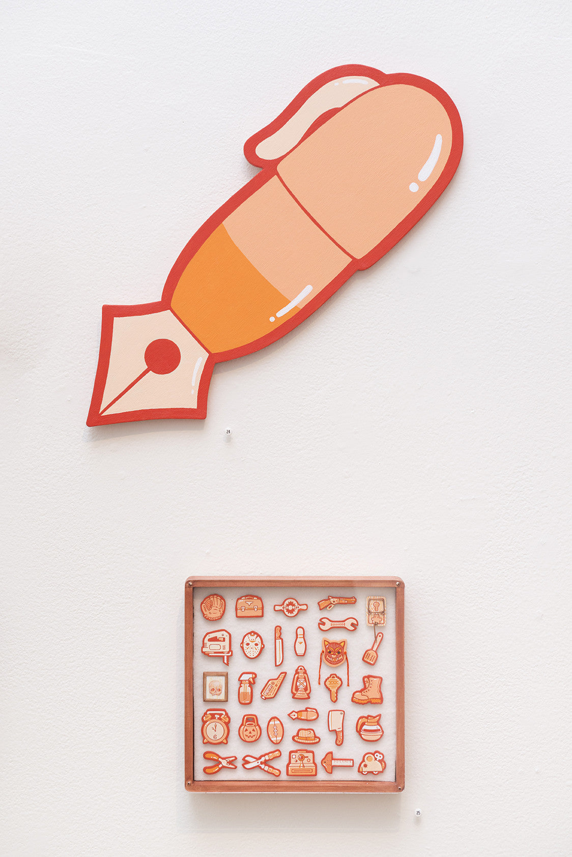 “Tiny Objects” (Orange) - Spoke Art