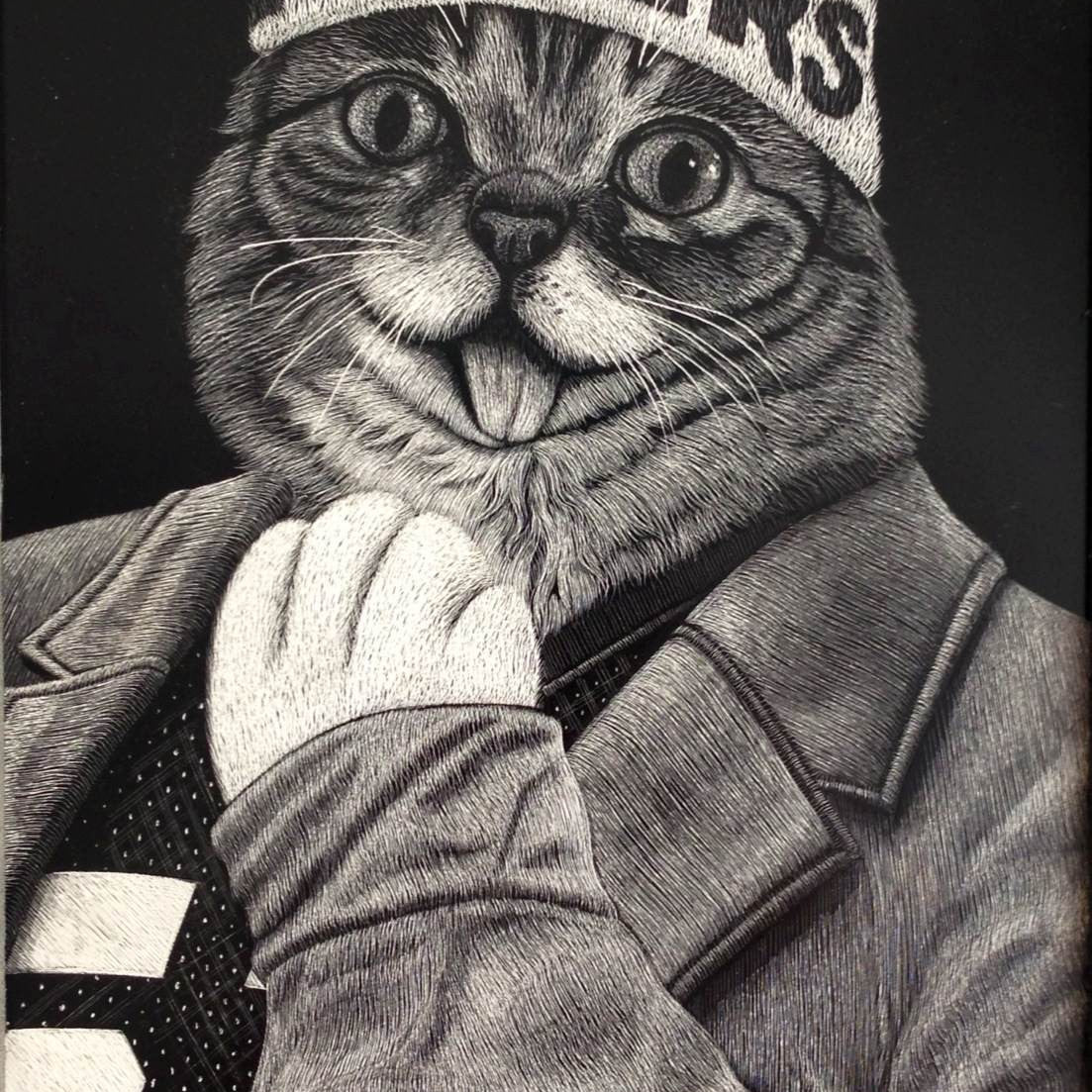 Craig Tapecat McCudden - "Lil Bub Rub - The Bubly" - Spoke Art