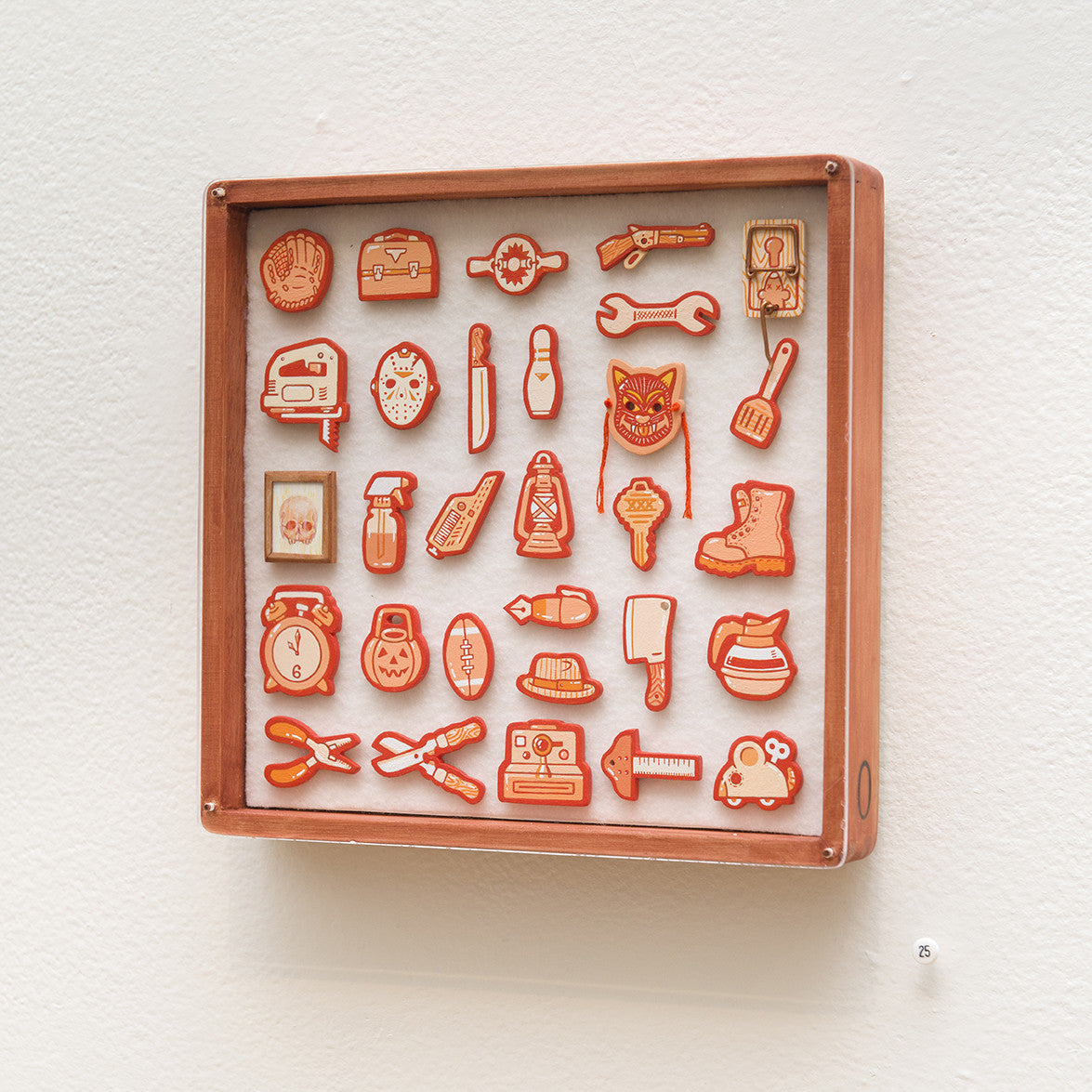 “Tiny Objects” (Orange) - Spoke Art