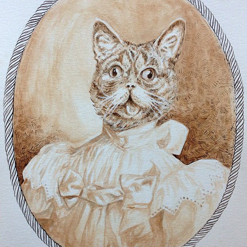 Zach Landrum - "Victorian Lil Bub" - Spoke Art
