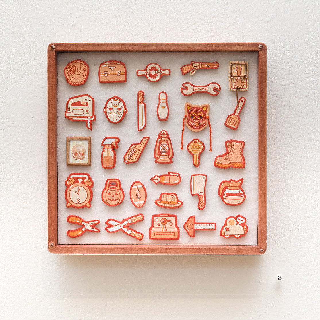 “Tiny Objects” (Orange) - Spoke Art