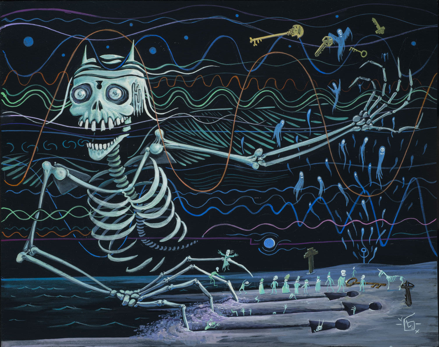 Joe Vaux - "Key Master" - Spoke Art