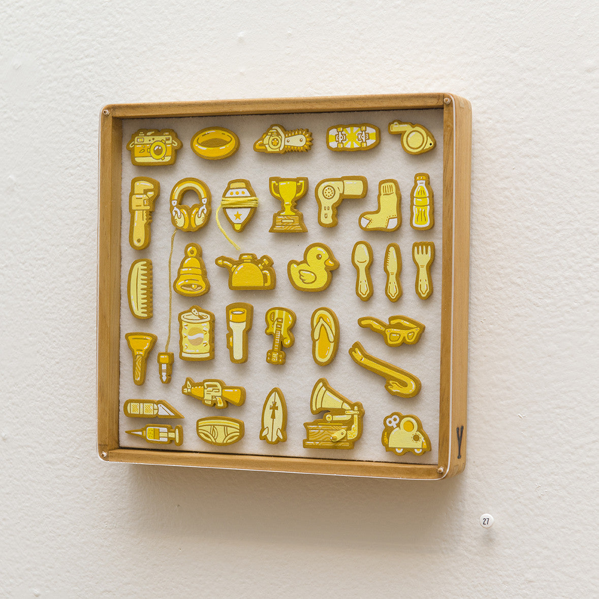 “Tiny Objects” (Yellow) - Spoke Art