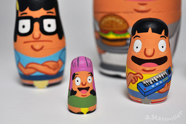 Andy Stattmiller - "Bob's Burgers Nesting Dolls" - Spoke Art