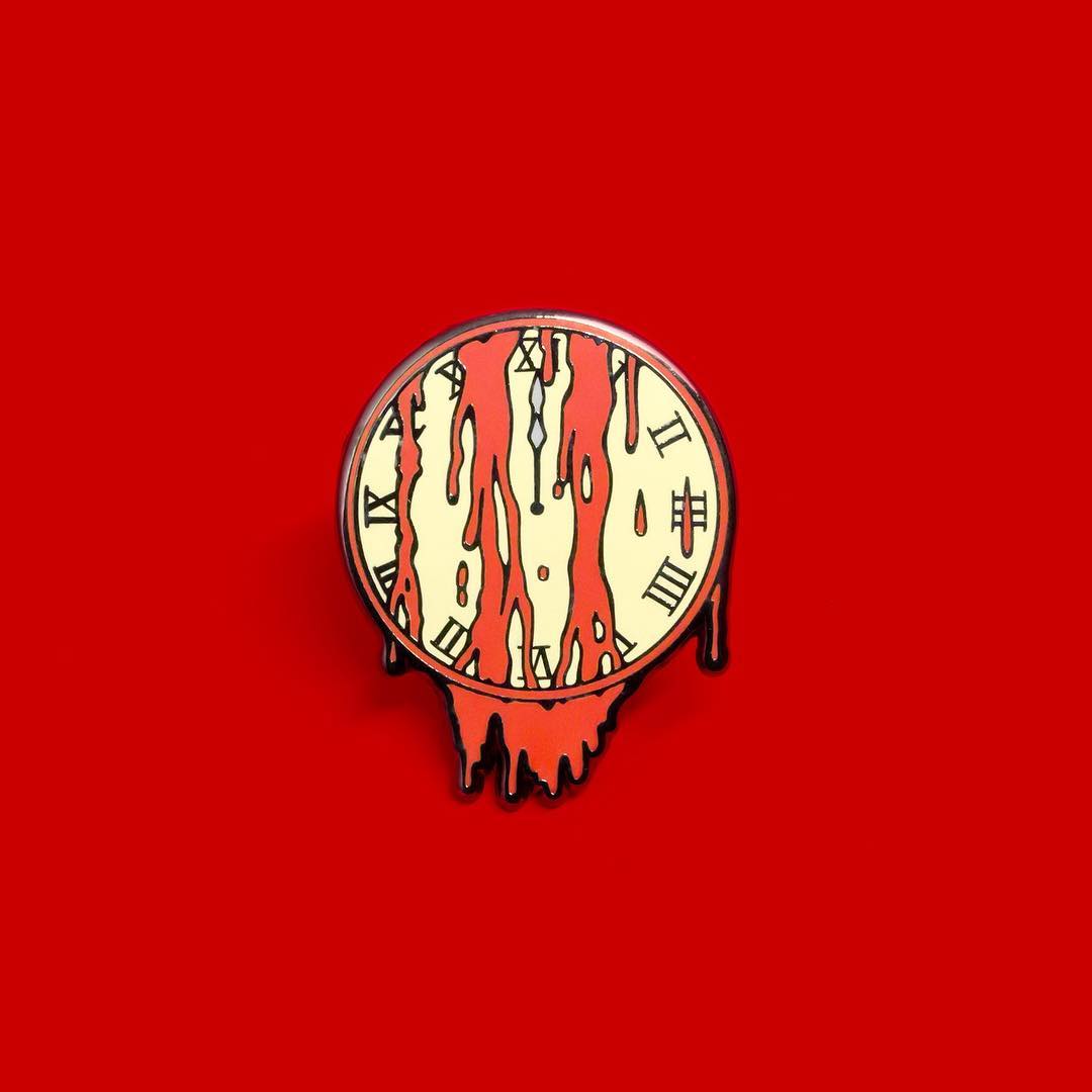 Doomsday Clock Enamel Pin - Spoke Art