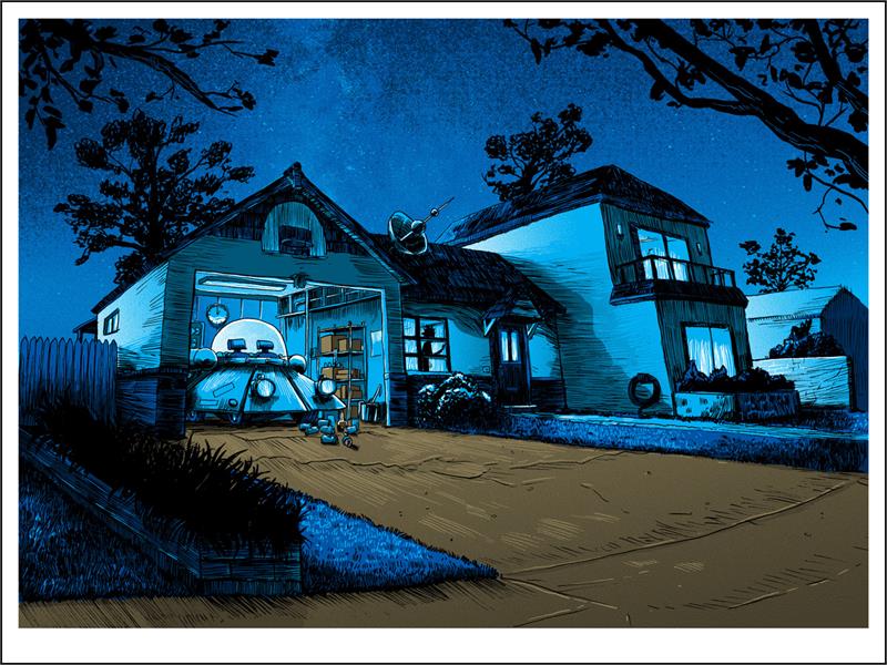 Tim Doyle - "Night Time Makes Up Half of All Time" - Spoke Art