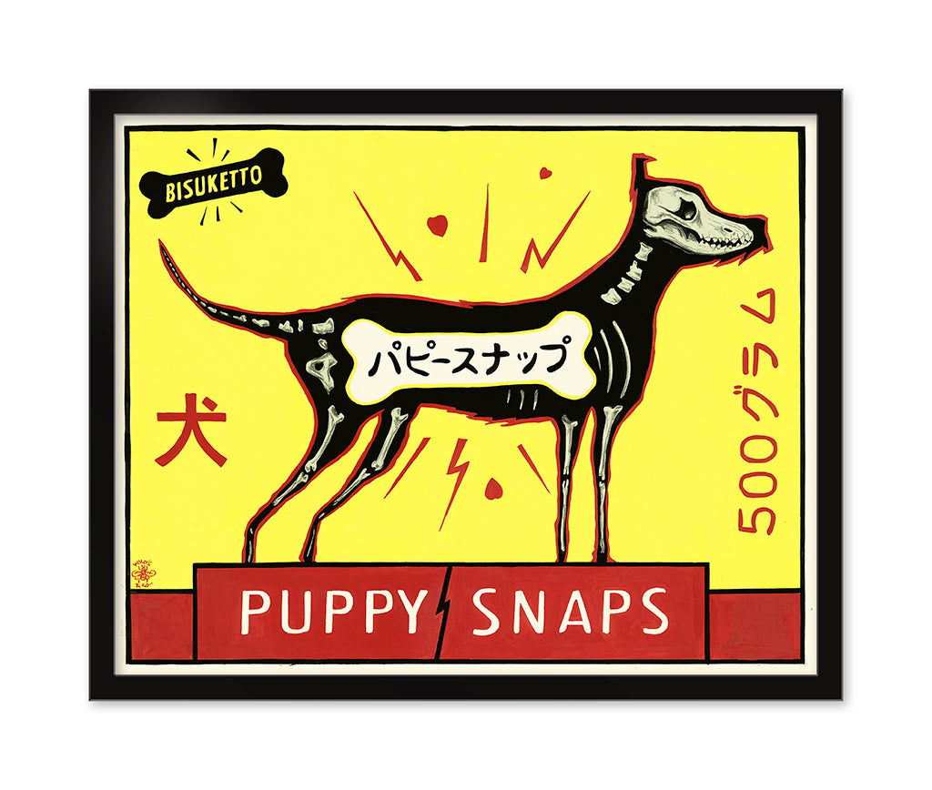 Chris Walker - "Puppy Snaps" Advertising Poster - Spoke Art