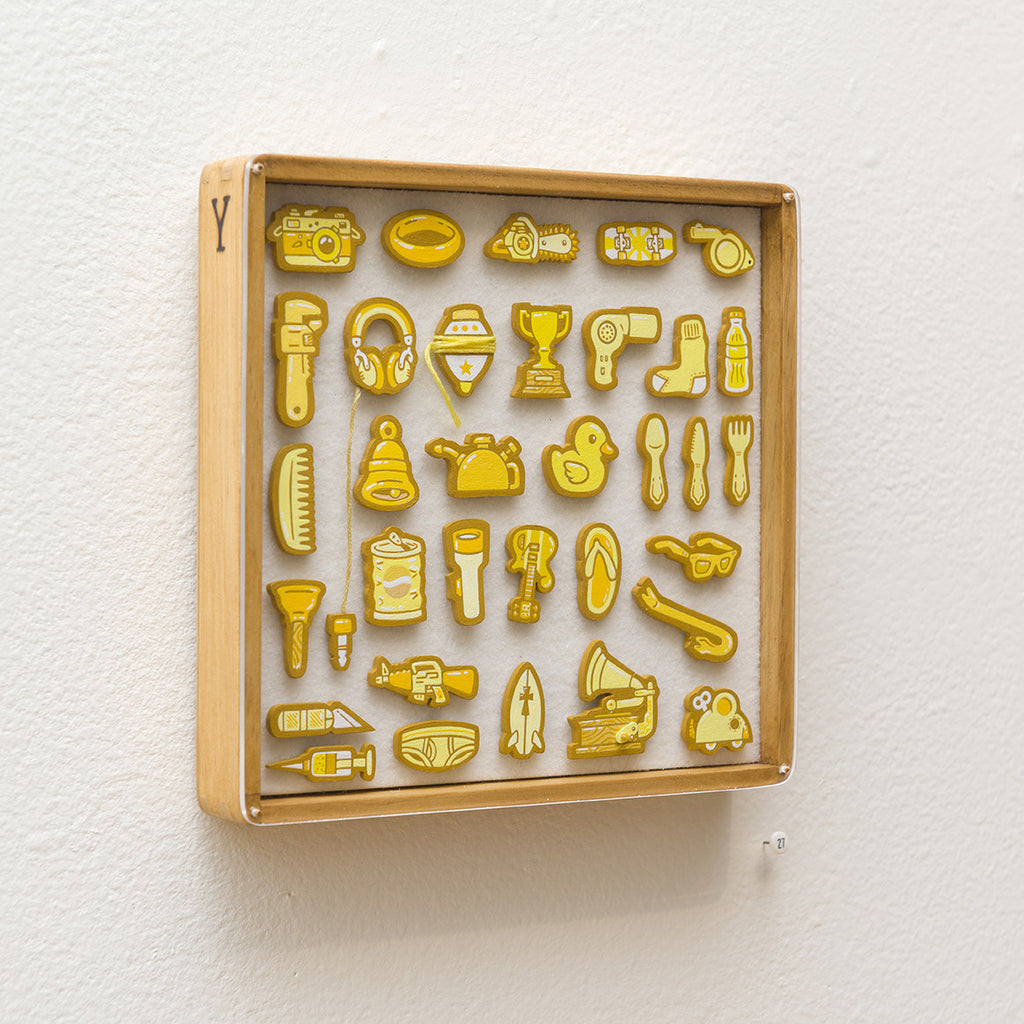 “Tiny Objects” (Yellow) - Spoke Art
