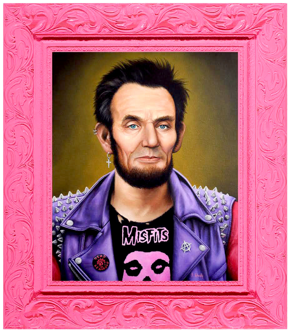 "Punk Rock Lincoln" - Spoke Art