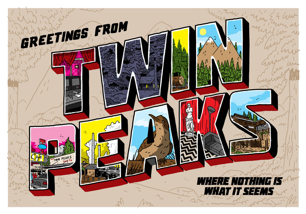 Nick Stokes - "Greetings from Twin Peaks" - Spoke Art
