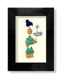 An instructional guide illustration by Matt Chase shows how to assemble a LEGO figure with a hairpiece, head, torso, two green bottles, and legs. The limited edition archival pigment print features assembly arrows, a green-outfitted figure, and a black border.