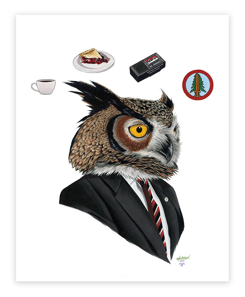 Ryan Berkley - "Agent Cooper" (print) - Spoke Art