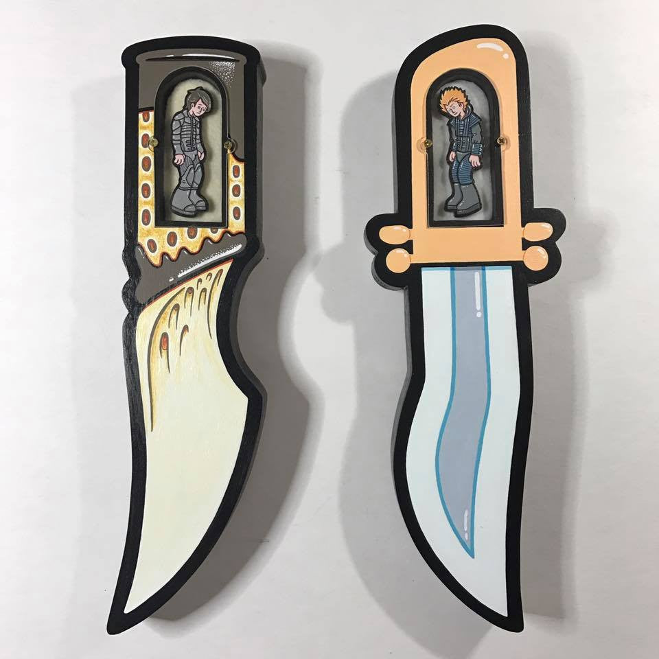 Matt Ritchie - "Knife Fight" - Spoke Art