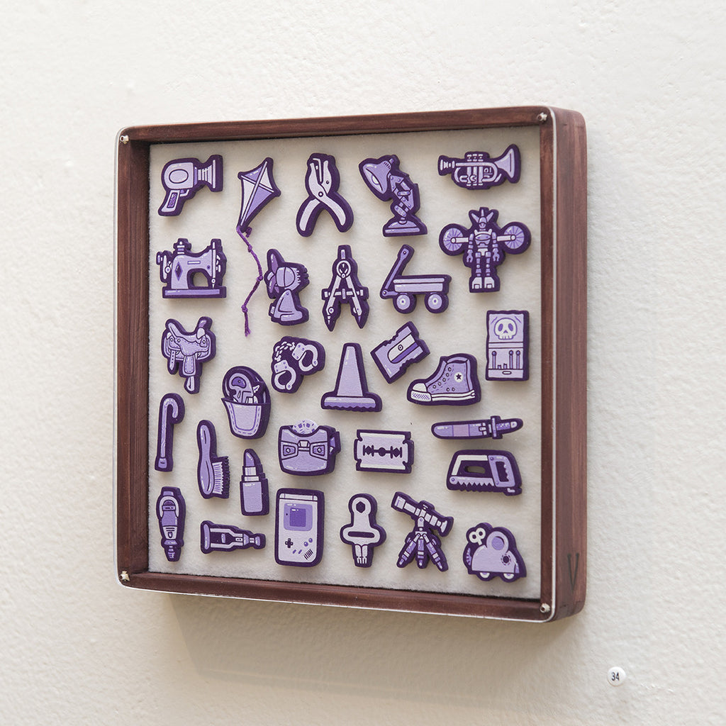 “Tiny Objects” (Violet) - Spoke Art