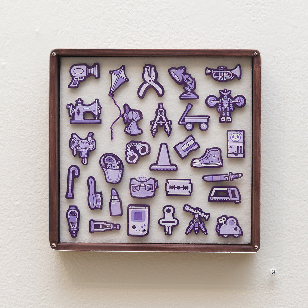 “Tiny Objects” (Violet) - Spoke Art
