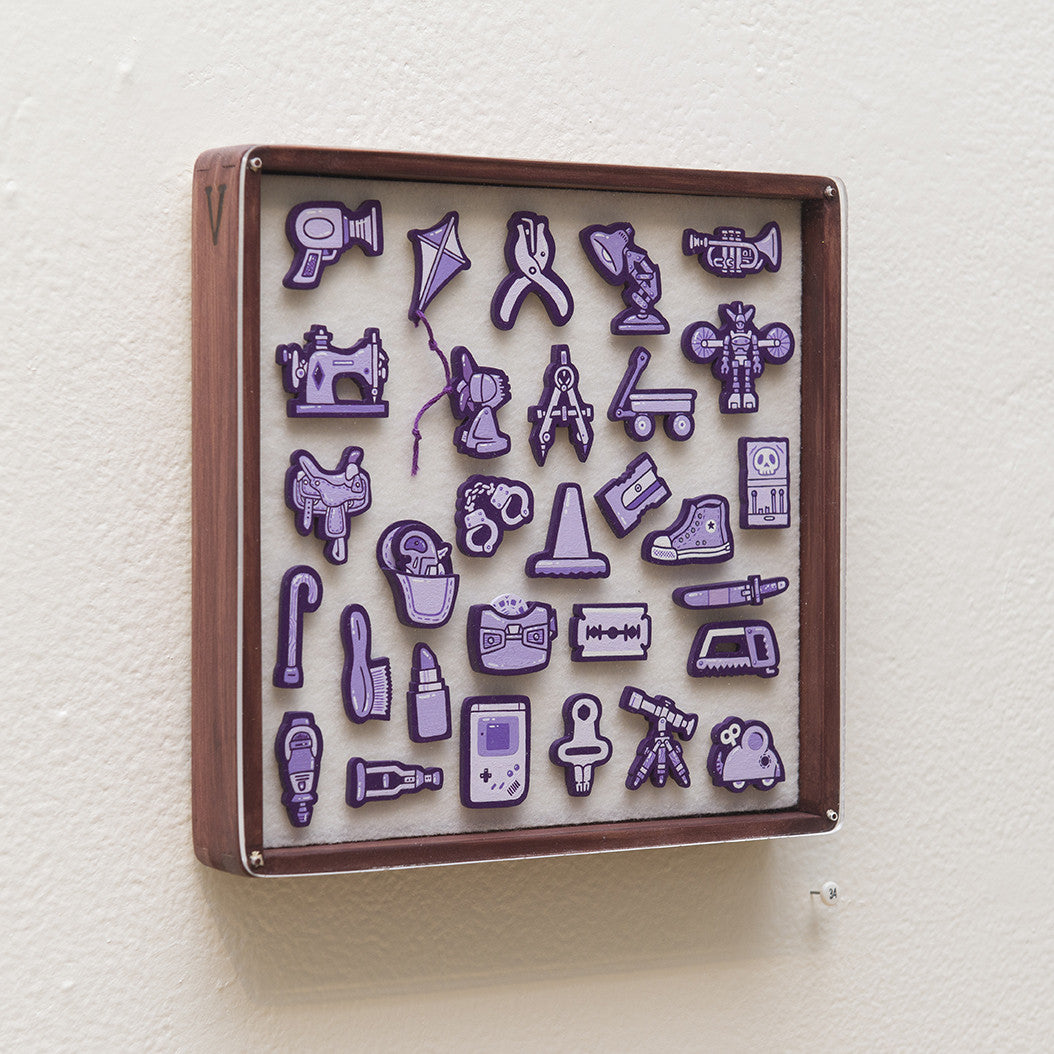 “Tiny Objects” (Violet) - Spoke Art